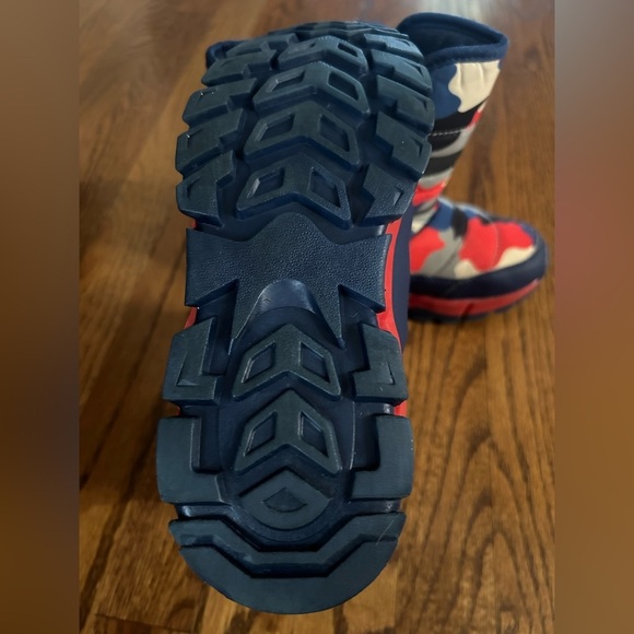 Boys Camo Insulated Winter Snow Boots Size 35 Youth US 3–3.5 - Picture 6 of 8